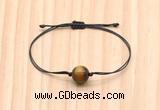 CGB9968 Fashion 12mm yellow tiger eye adjustable bracelet jewelry