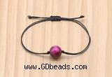 CGB9971 Fashion 12mm red tiger eye adjustable bracelet jewelry