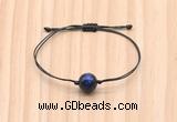 CGB9973 Fashion 12mm blue tiger eye adjustable bracelet jewelry