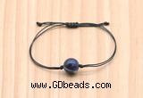 CGB9978 Fashion 12mm sodalite gemstone adjustable bracelet jewelry