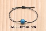 CGB9982 Fashion 12mm apatite gemstone adjustable bracelet jewelry