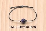 CGB9996 Fashion 12mm dogtooth amethyst adjustable bracelet jewelry