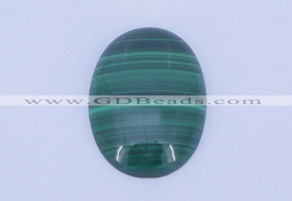 CGC10 5PCS 15*20mm oval natural malachite gemstone cabochons