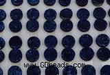 CGC124 16mm flat round druzy quartz cabochons wholesale