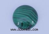 CGC16 20pcs 5mm flat round natural malachite gemstone cabochons