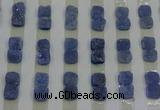 CGC211 10*10mm square druzy quartz cabochons wholesale