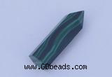 CGC43 10*30mm faceted column natural malachite gemstone cabochons