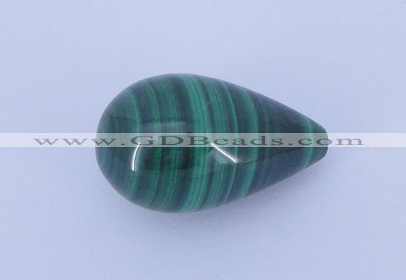 CGC45 13*22mm teardrop natural malachite gemstone cabochons