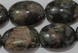 CGE135 15.5 inches 18*25mm oval glaucophane gemstone beads