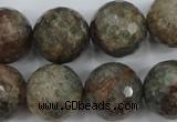 CGG18 15.5 inches 18mm faceted round ghost gemstone beads wholesale