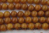 CGJ301 15.5 inches 6mm round goldstone jade beads wholesale