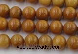 CGJ302 15.5 inches 8mm round goldstone jade beads wholesale