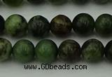 CGJ402 15.5 inches 8mm round green jade beads wholesale