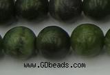 CGJ405 15.5 inches 14mm round green jade beads wholesale