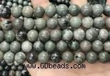 CGJ514 15.5 inches 12mm round green forst jasper beads wholesale