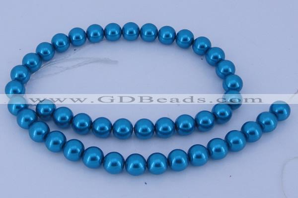 CGL259 5PCS 16 inches 18mm round dyed plastic pearl beads wholesale