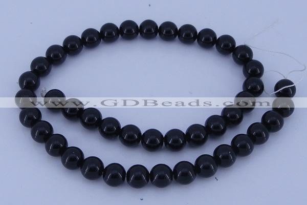 CGL283 10PCS 16 inches 6mm round dyed glass pearl beads wholesale