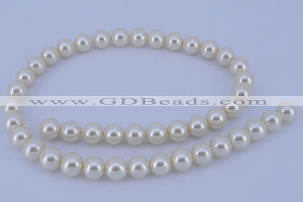 CGL31 2PCS 16 inches 25mm round dyed plastic pearl beads wholesale