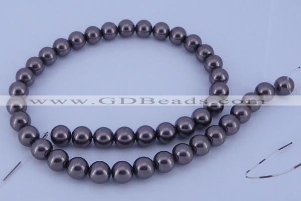 CGL409 5PCS 16 inches 18mm round dyed plastic pearl beads wholesale