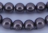 CGL411 2PCS 16 inches 25mm round dyed plastic pearl beads wholesale