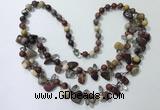 CGN531 19.5 inches chinese crystal & mookaite beaded necklaces