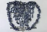 CGN835 20 inches stylish blue spot stone statement necklaces