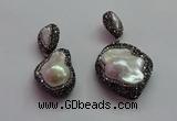 CGP1505 22*50mm - 33*60mm nuggets pearl pendants wholesale