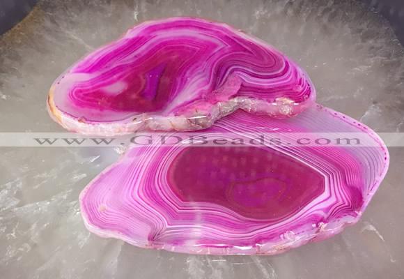 CGP2004 35*65mm - 65*100mm freeform agate slab pendants