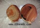 CGP2012 30*50mm - 50*80mm freeform agate slab pendants wholesale