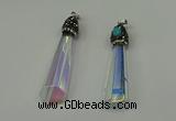 CGP250 15*65mm sticks crystal glass pendants wholesale