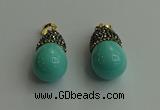 CGP324 15*25mm - 15*30mm teardrop pearl shell pendants wholesale