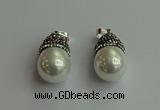 CGP455 15*25mm - 15*30mm teardrop pearl shell pendants wholesale