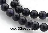 CGS01 15 inches 8mm round blue goldstone beads Wholesale