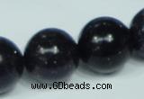 CGS104 15.5 inches 20mm round blue goldstone beads wholesale