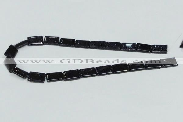 CGS131 15.5 inches 13*18mm rectangle blue goldstone beads wholesale