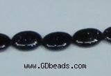 CGS134 15.5 inches 10*14mm oval blue goldstone beads wholesale