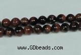 CGS201 15.5 inches 6mm round blue & brown goldstone beads wholesale