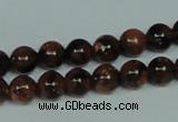 CGS202 15.5 inches 8mm round blue & brown goldstone beads wholesale