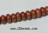 CGS63 15.5 inches 4*8mm rondelle goldstone beads wholesale