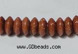 CGS68 15.5 inches 5*10mm roundel goldstone beads wholesale