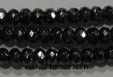 CHE102 15.5 inches 3*4mm faceted rondelle hematite beads wholesale