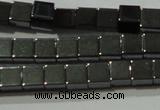 CHE181 15.5 inches 4*4mm cube hematite beads wholesale