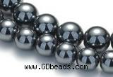 CHE19 16 inches 10mm & 12mm round hematite beads Wholesale