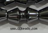 CHE210 15.5 inches 10*20mm dumbbell hematite beads wholesale