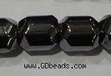 CHE230 15.5 inches 10*12mm hematite beads wholesale