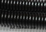 CHE239 15.5 inches 1*6mm dish hematite beads wholesale