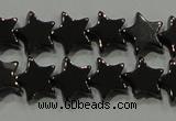 CHE293 15.5 inches 6mm star hematite beads wholesale