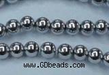 CHE426 15.5 inches 10mm round plated hematite beads wholesale