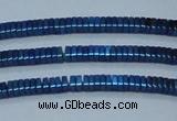 CHE564 15.5 inches 1*2*2mm square plated hematite beads wholesale