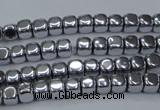 CHE858 15.5 inches 3*3mm dice platedhematite beads wholesale